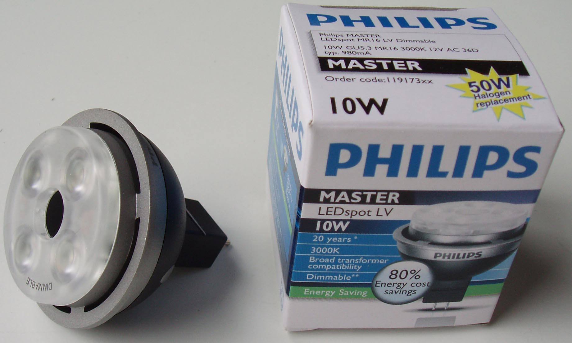 Philips MasterLEDspot LV 12V 10-50W